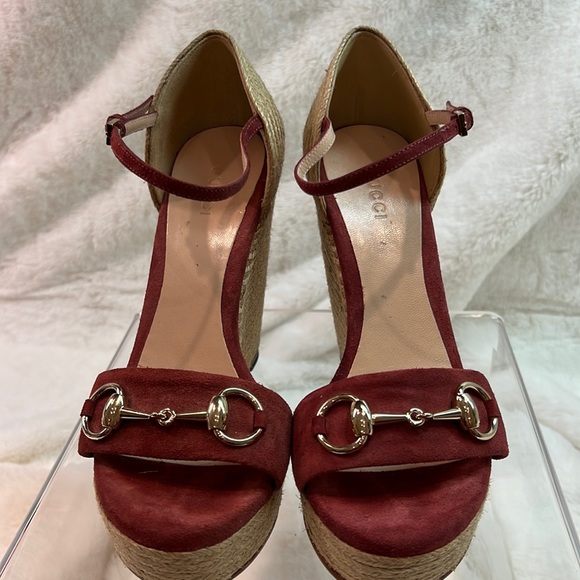 Gucci suede platform shoes in excellent condition size 6 - Picture 1 of 4